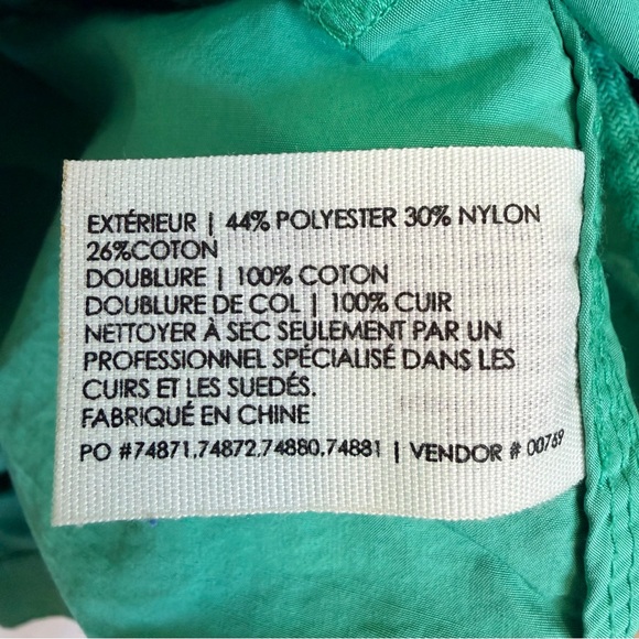 Rare Club Monaco Men's Field Utility Outdoor Jacket Gorpcore Leather Collar - Picture 8 of 9